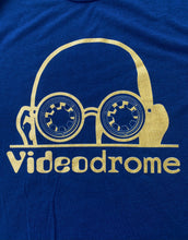 Load image into Gallery viewer, Logo tee — Navy Blue and Metallic Gold (Unisex)
